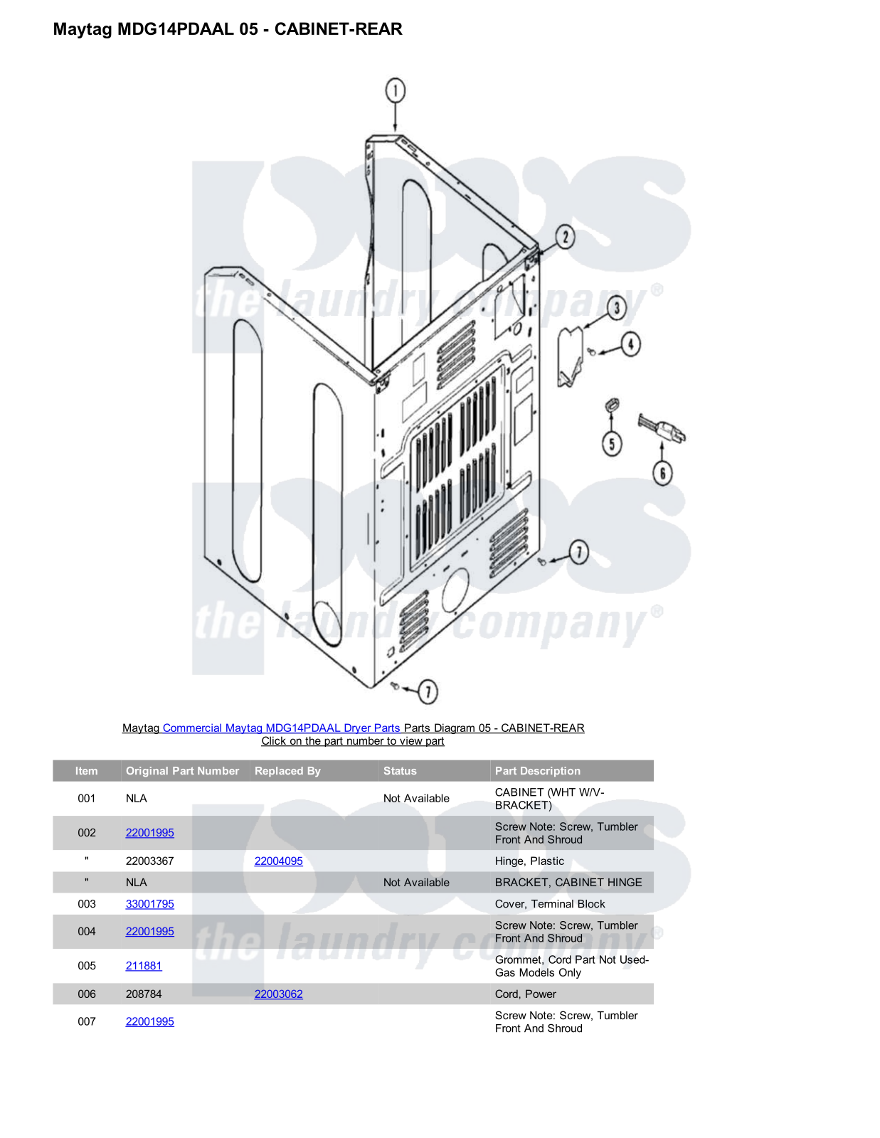 Maytag MDG14PDAAL Parts Diagram