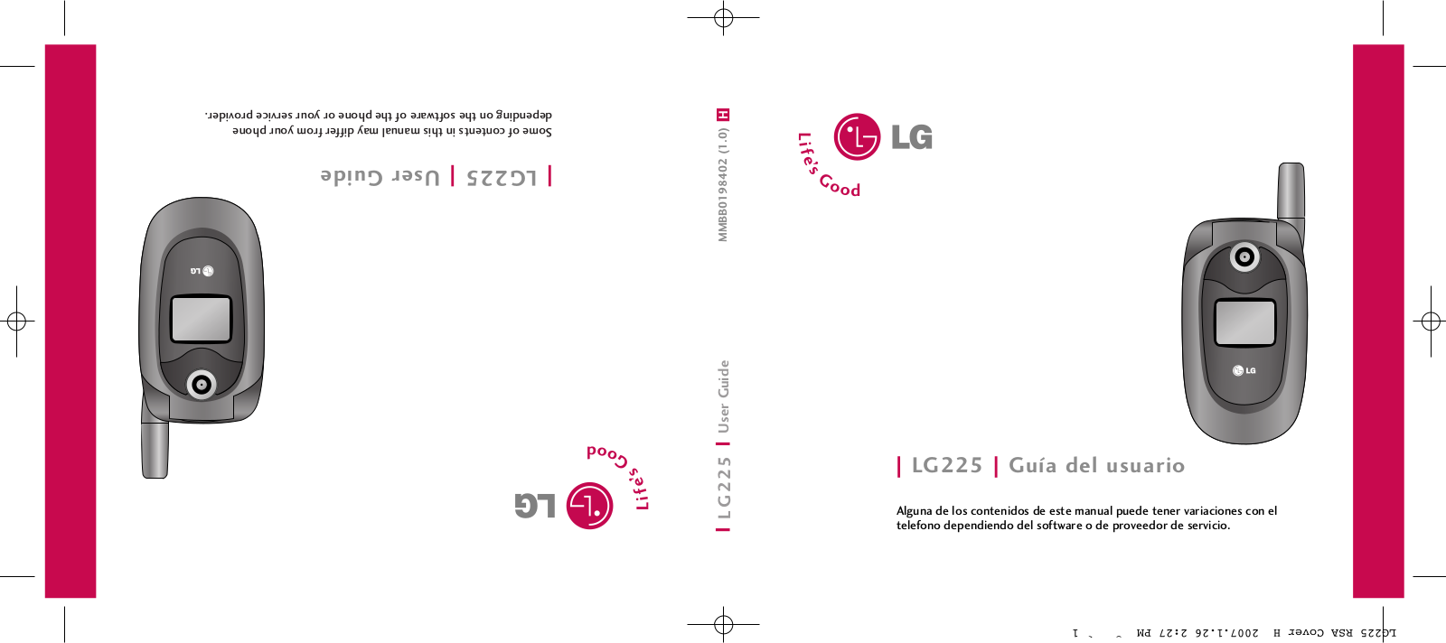 LG LG225 User's Guide