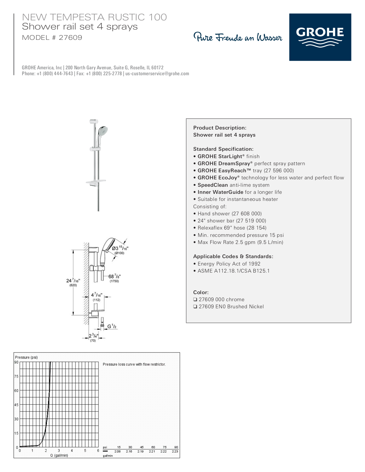 GROHE GRH4972 Specifications - ManualMachine.com
