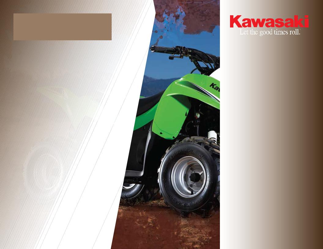 Kawasaki KFX 50 User Manual