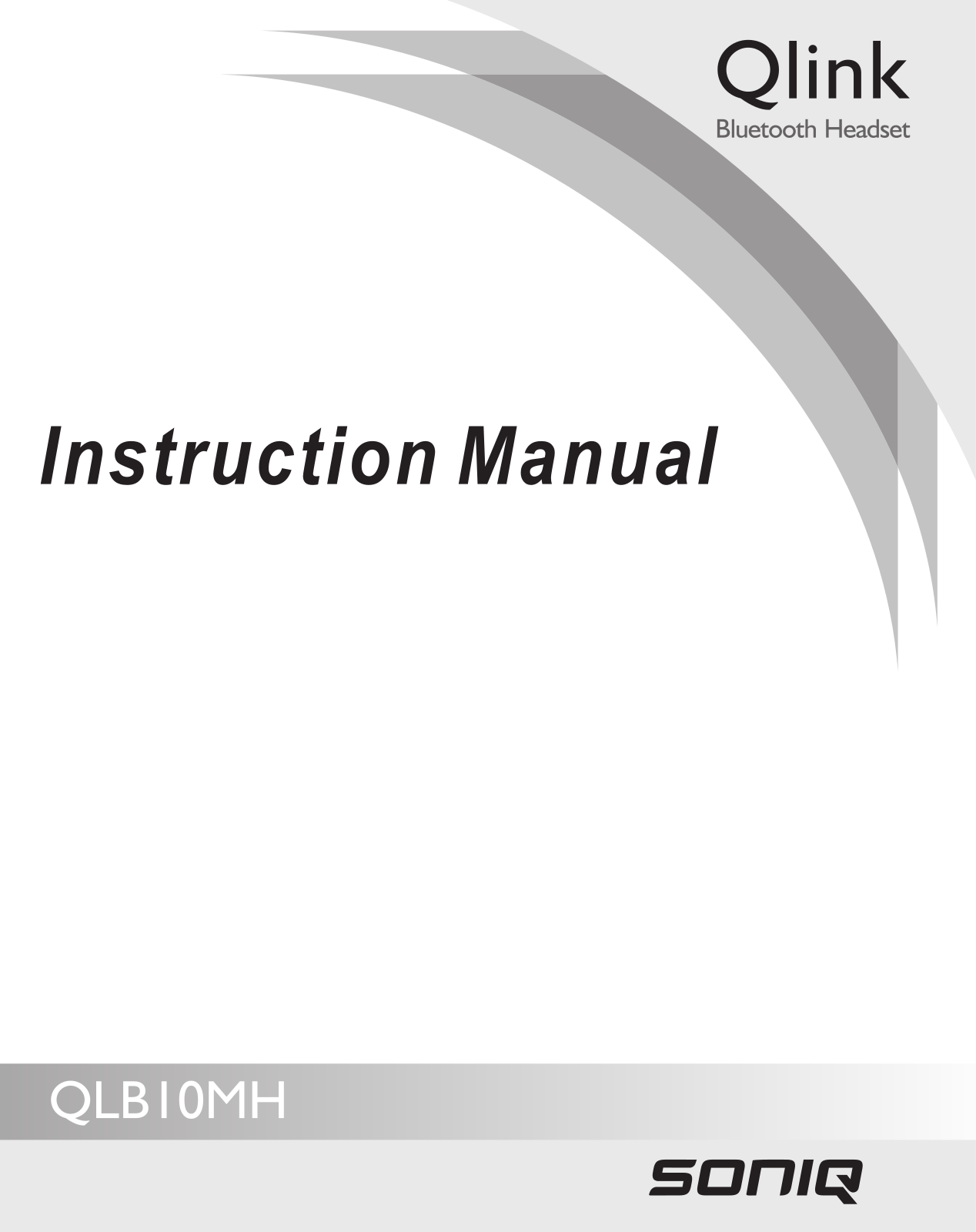 SONIQ QLB10MH User Manual