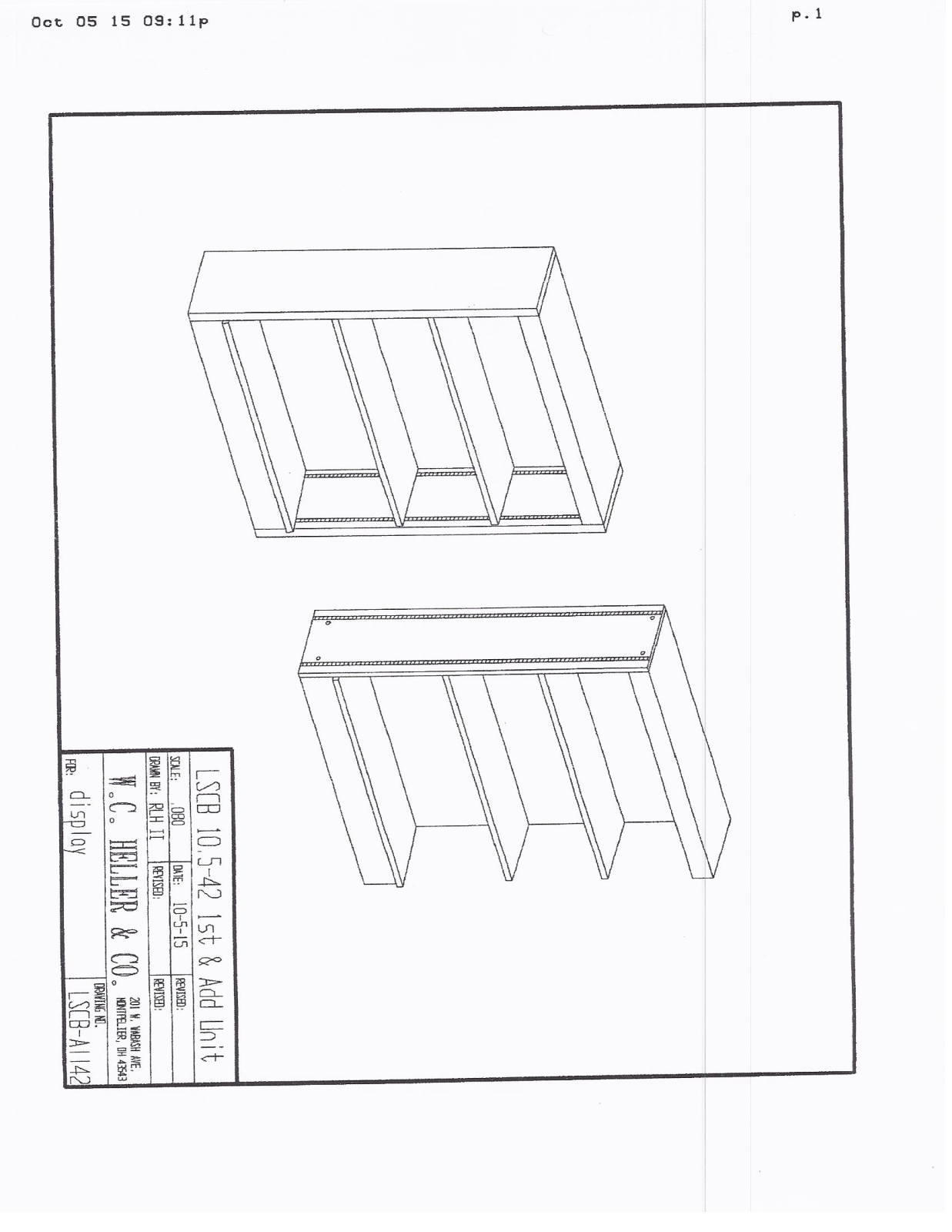 W.C. Heller WCHL1104 Dimensions