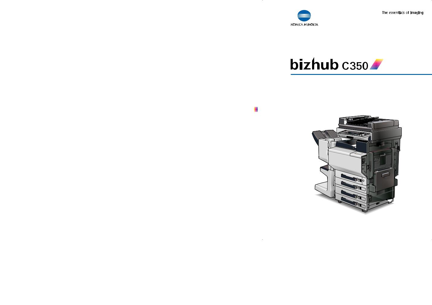 Konica minolta BIZHUB C350 User Manual