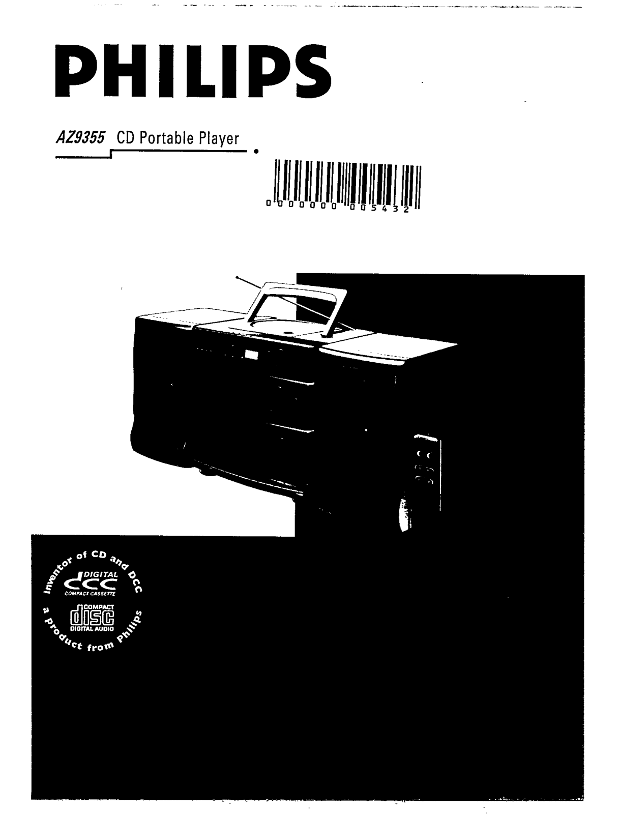 Philips AZ9355/00, AZ9355 User Manual