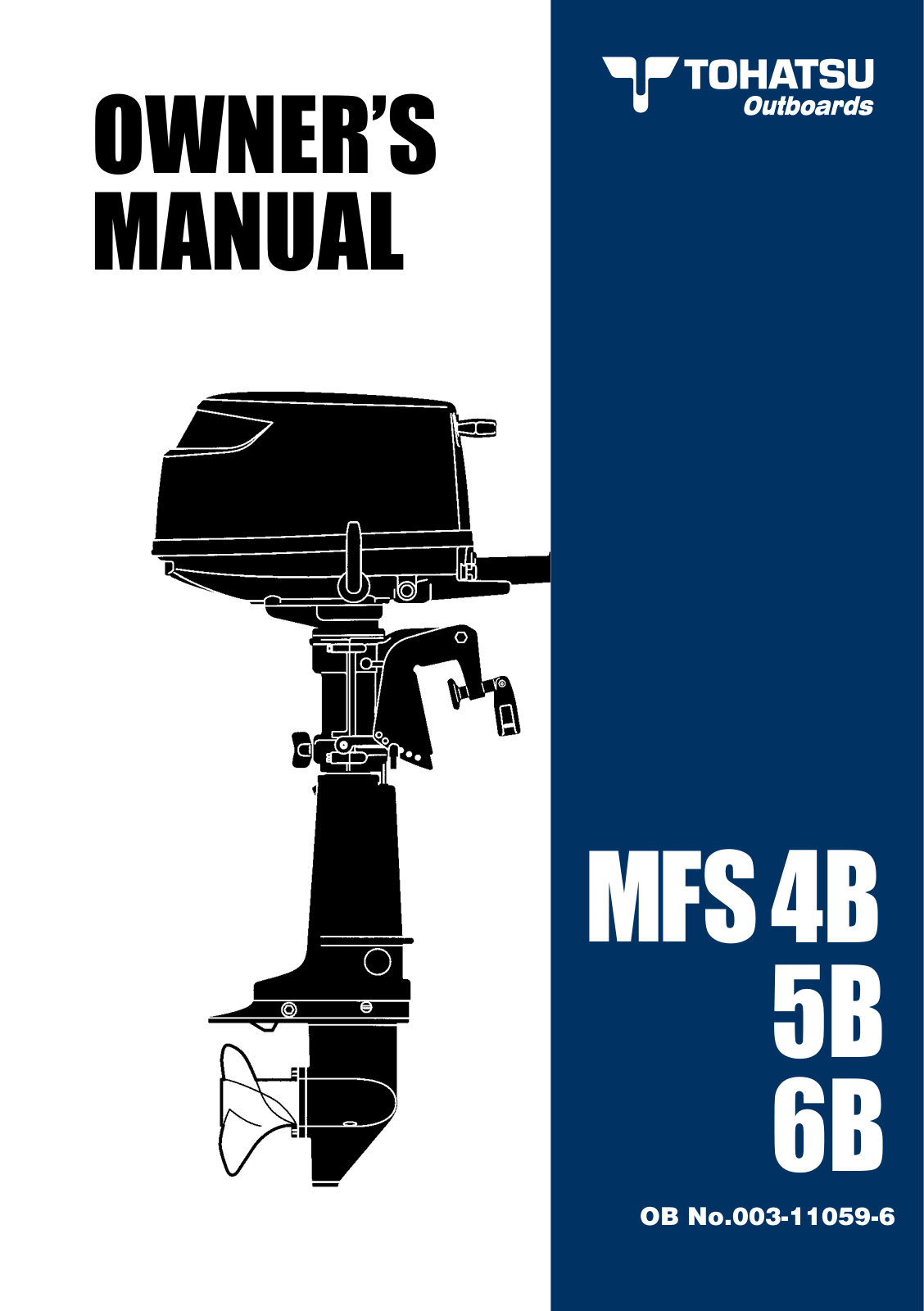 Tohatsu MFS 4B User Manual