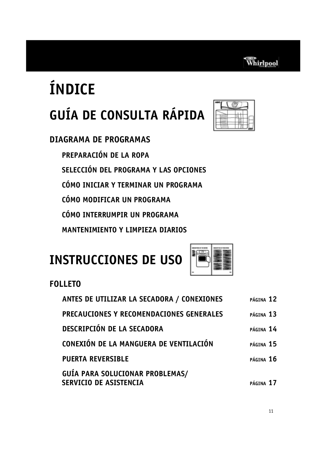 Whirlpool AWZ 279, AWZ 241, AWZ 2792, AWZ 2410 User Manual