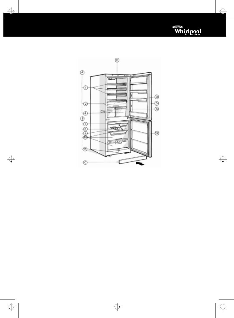 Whirlpool ART 899/G, ARZ 522/H PROGRAM CHART