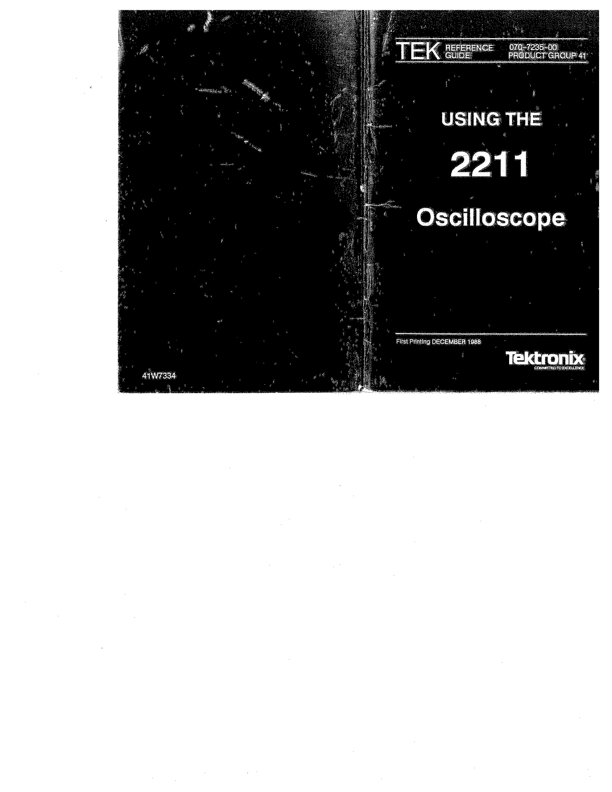 Tektronix 2211 User Manual