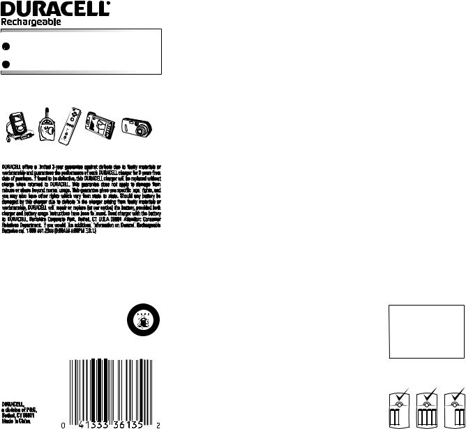 Duracell CEF15NC, GoMobile User Manual