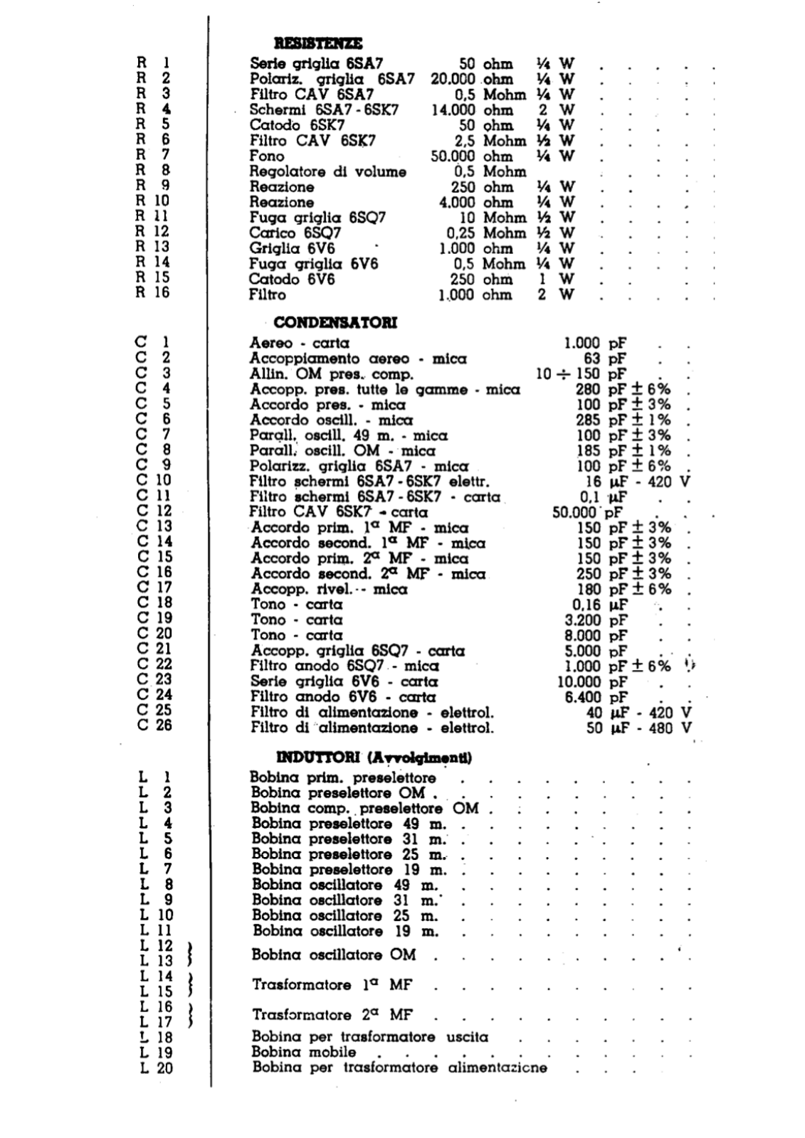 Radiomarelli 115b components - ManualMachine.com