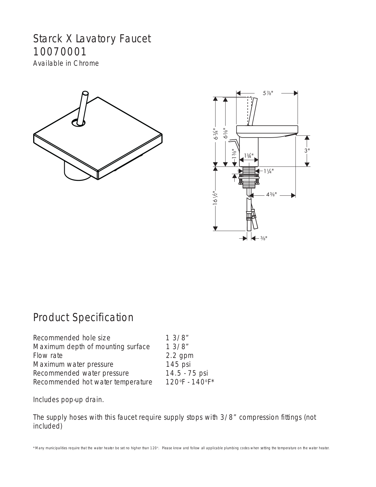 Hans Grohe 10070001 User Manual