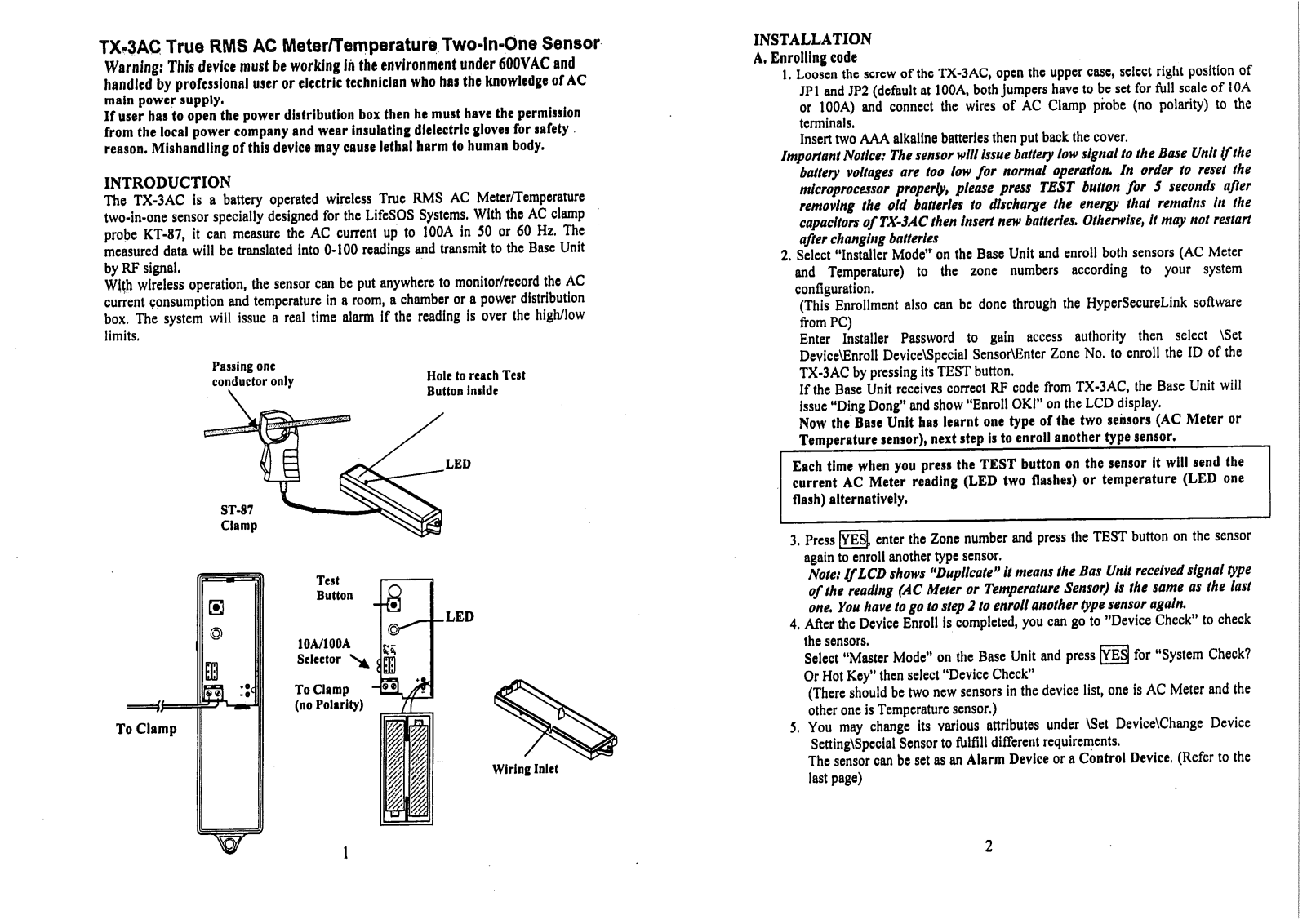 Scientech Electronics ACN User Manual