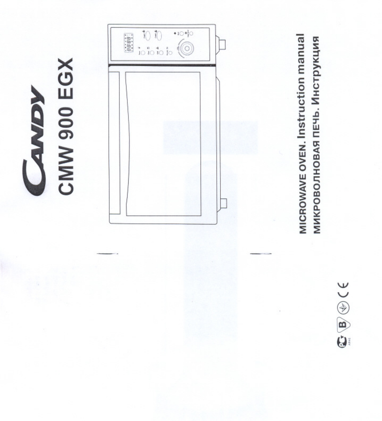 Candy CMW 900 EGX User Manual