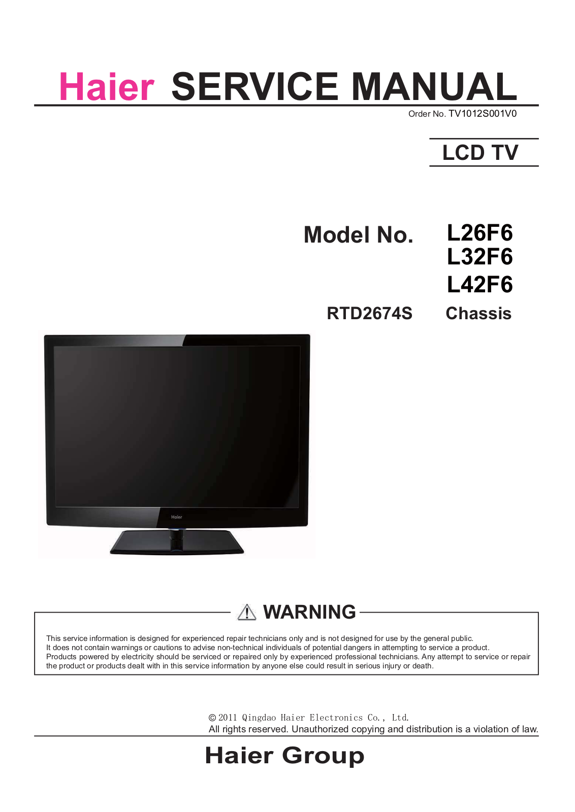 Haier L32F6, L42F6 Schematic