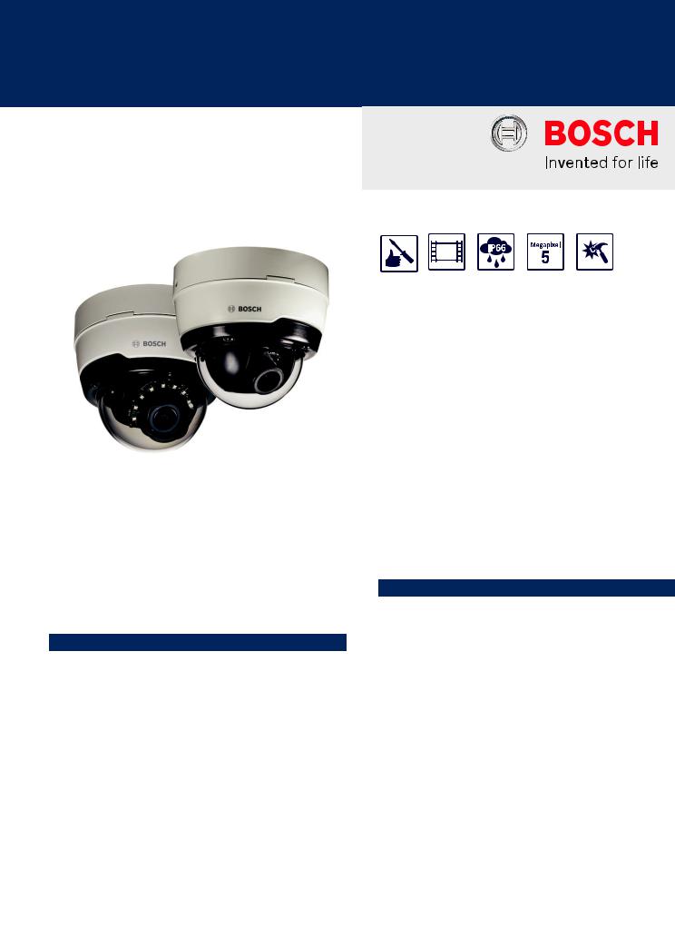Bosch NDE-5503-A, NDE-5503-AL Specsheet