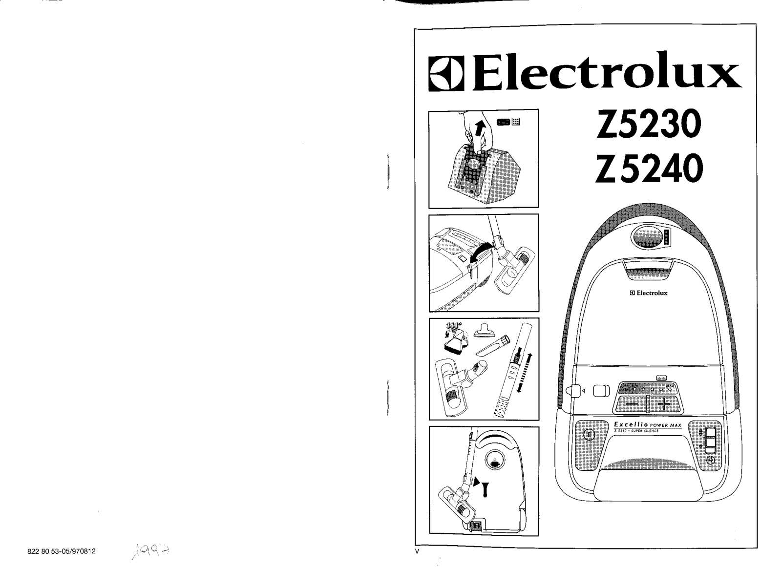 AEG Z5230, Z5225, Z5240 User Manual