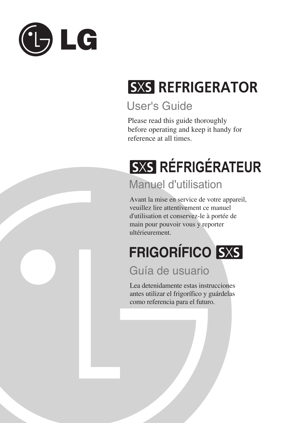 LG GRP-2384-KGDA User Manual