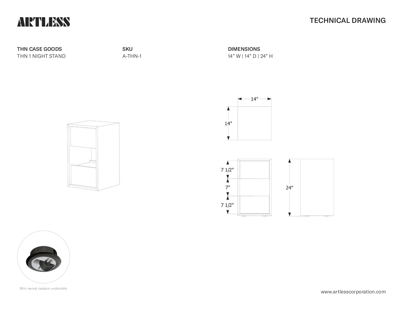 ARTLESS LYS1237 Dimensions - ManualMachine.com