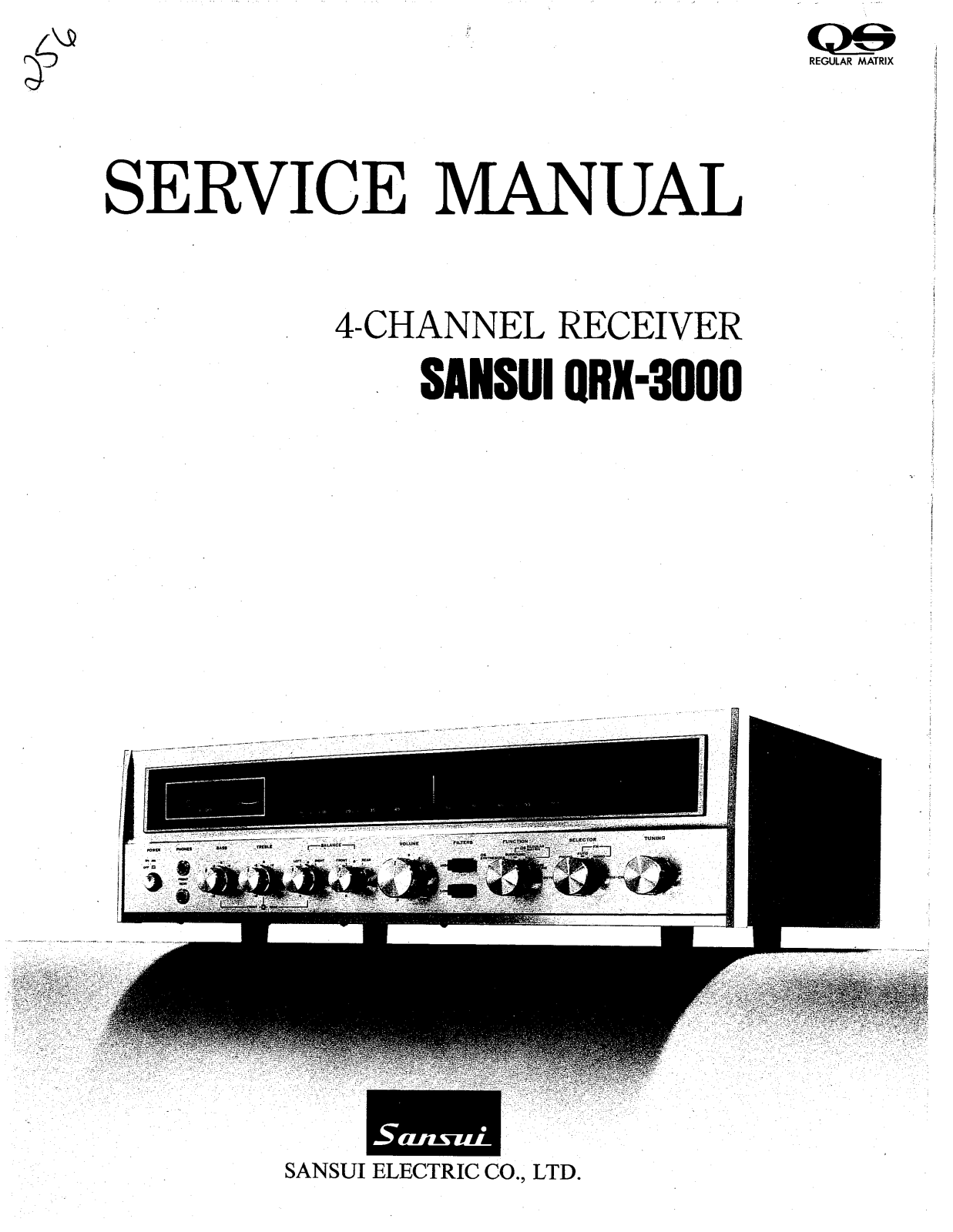 Sansui QRX-3000 Service Manual