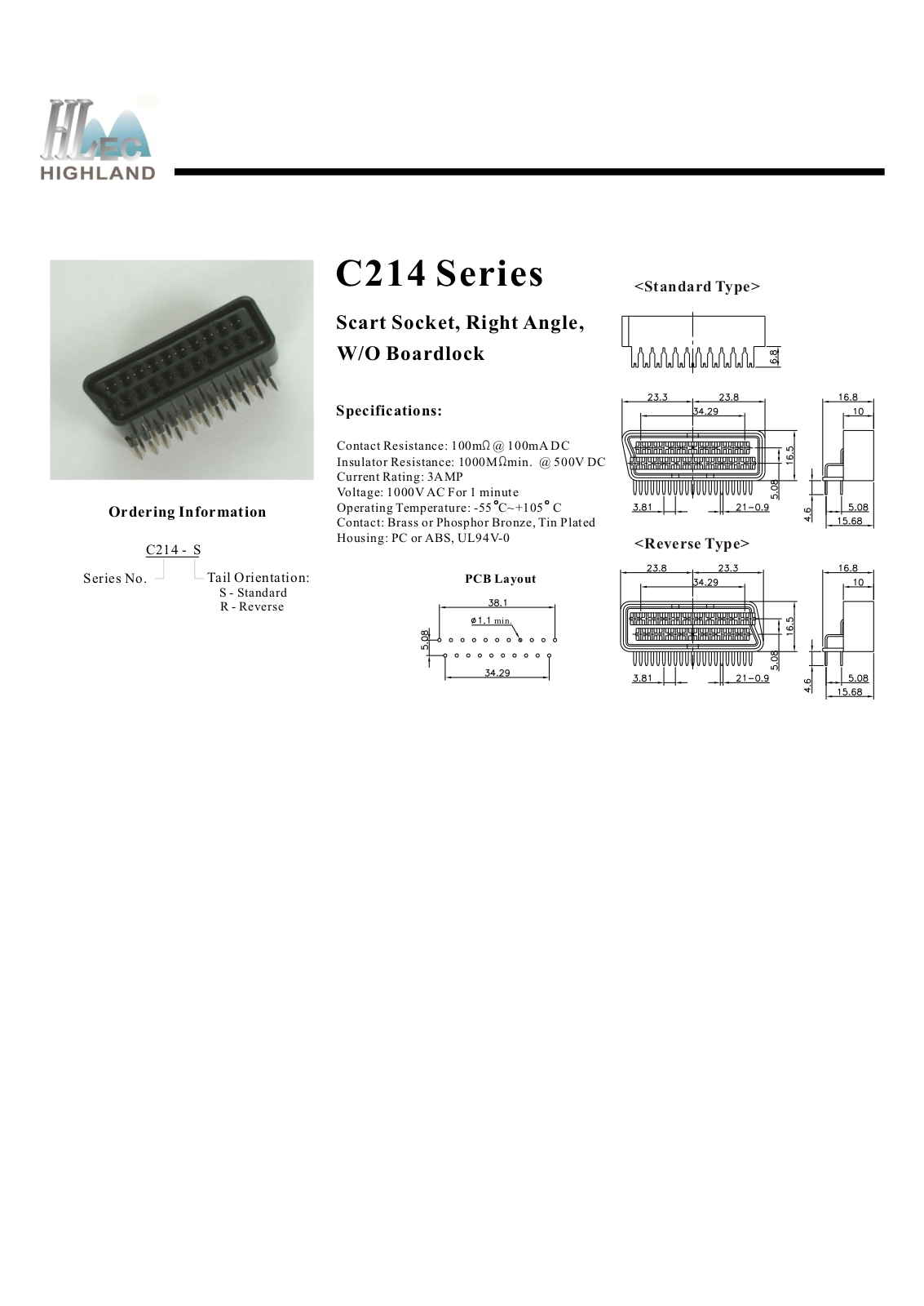 Rainbow Electronics C214 User Manual