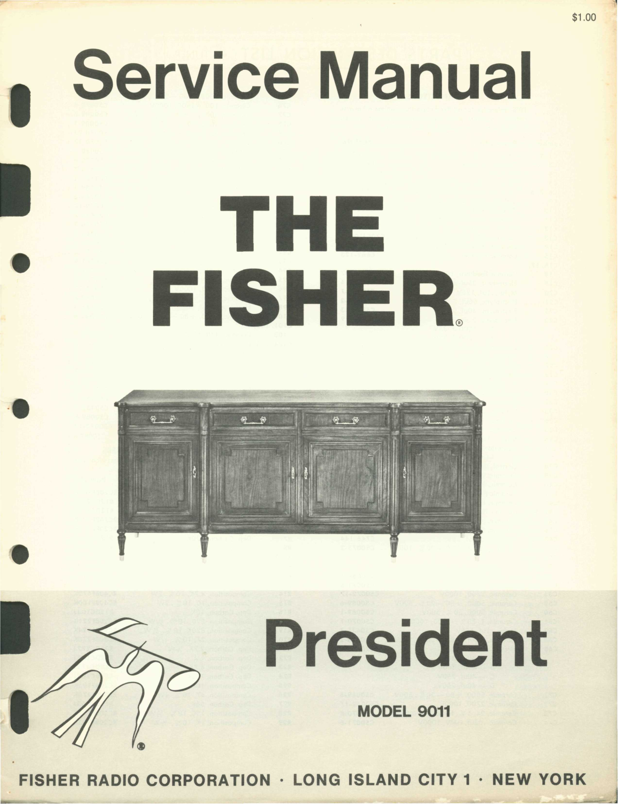 Fisher President-9011 Service Manual