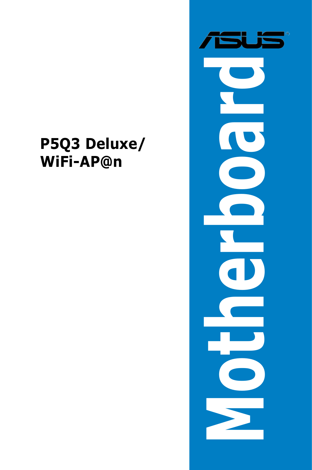 Asus P5Q3 DELUXE User Manual