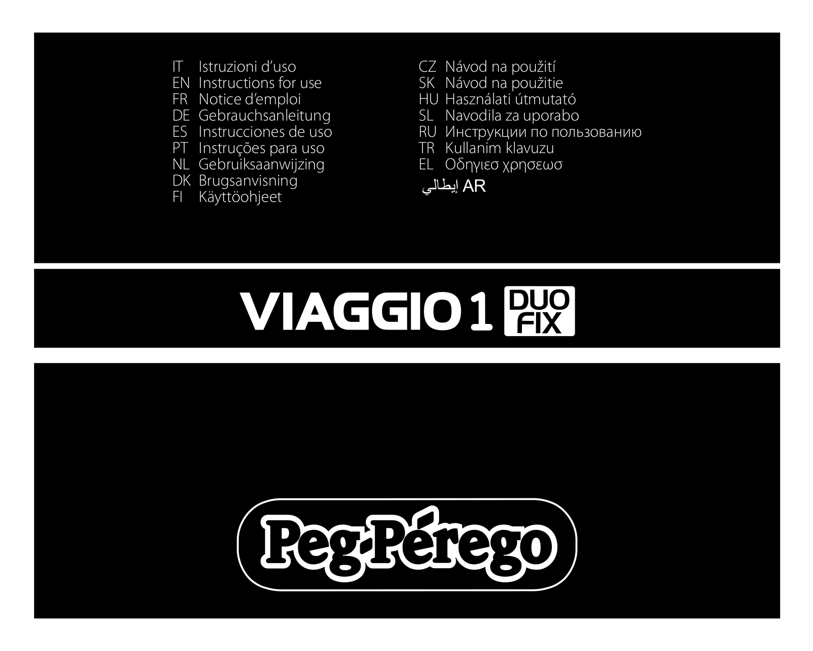 Peg Perego Viaggio 1 User Guide