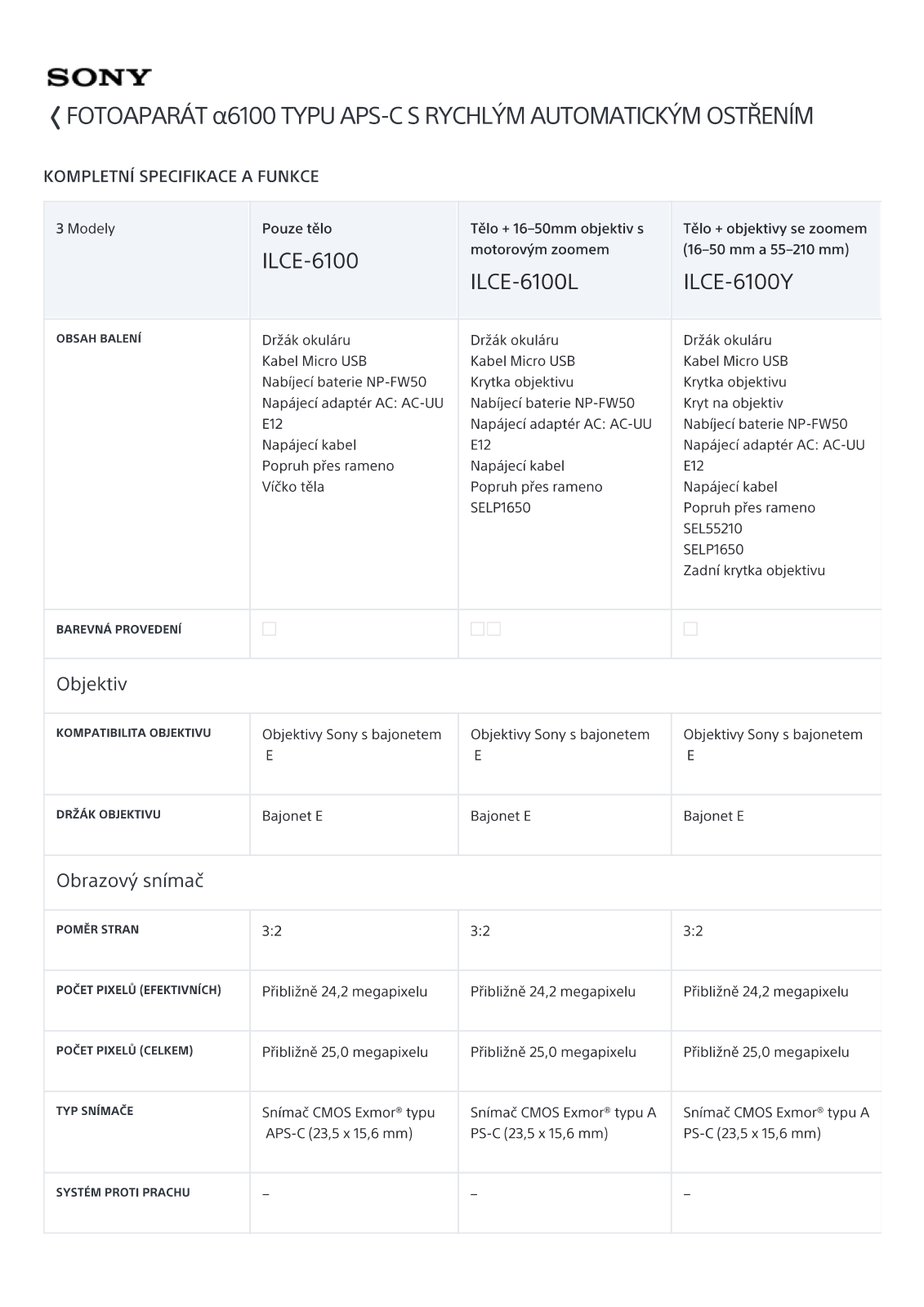 Sony Alpha 6100 User Manual