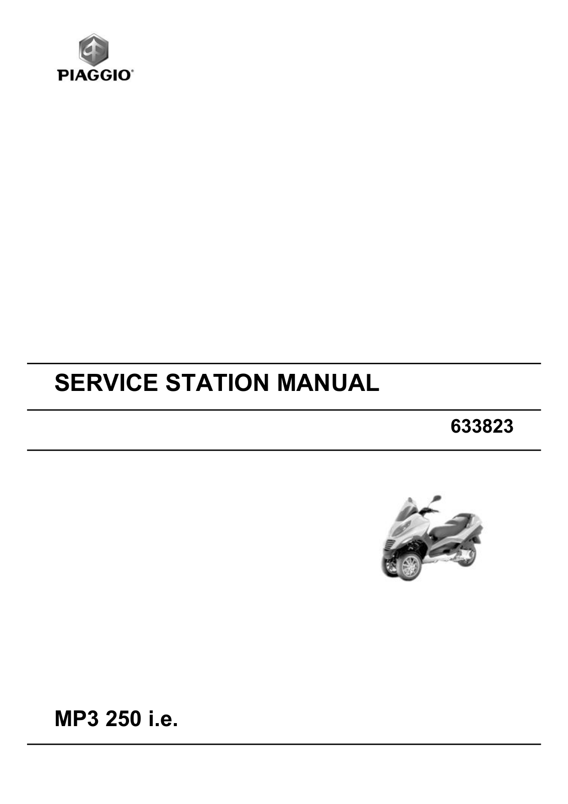 PIAGGIO MP3 User Manual