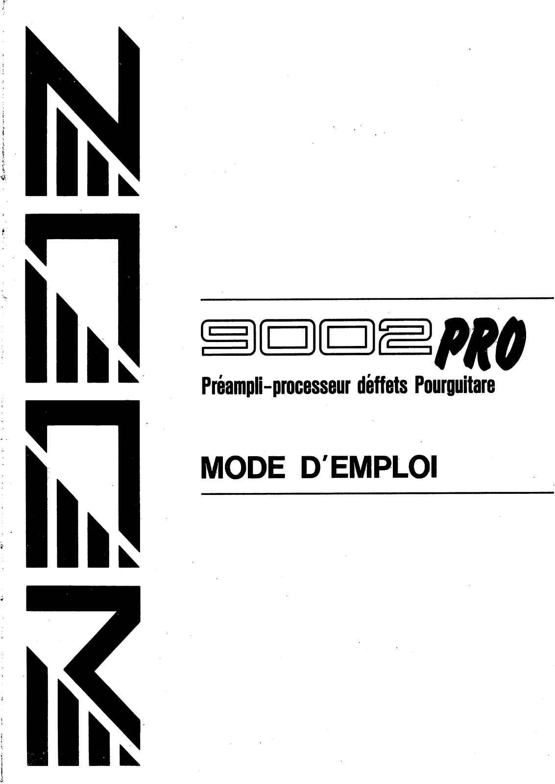 Zoom 9002 Pro User Manual