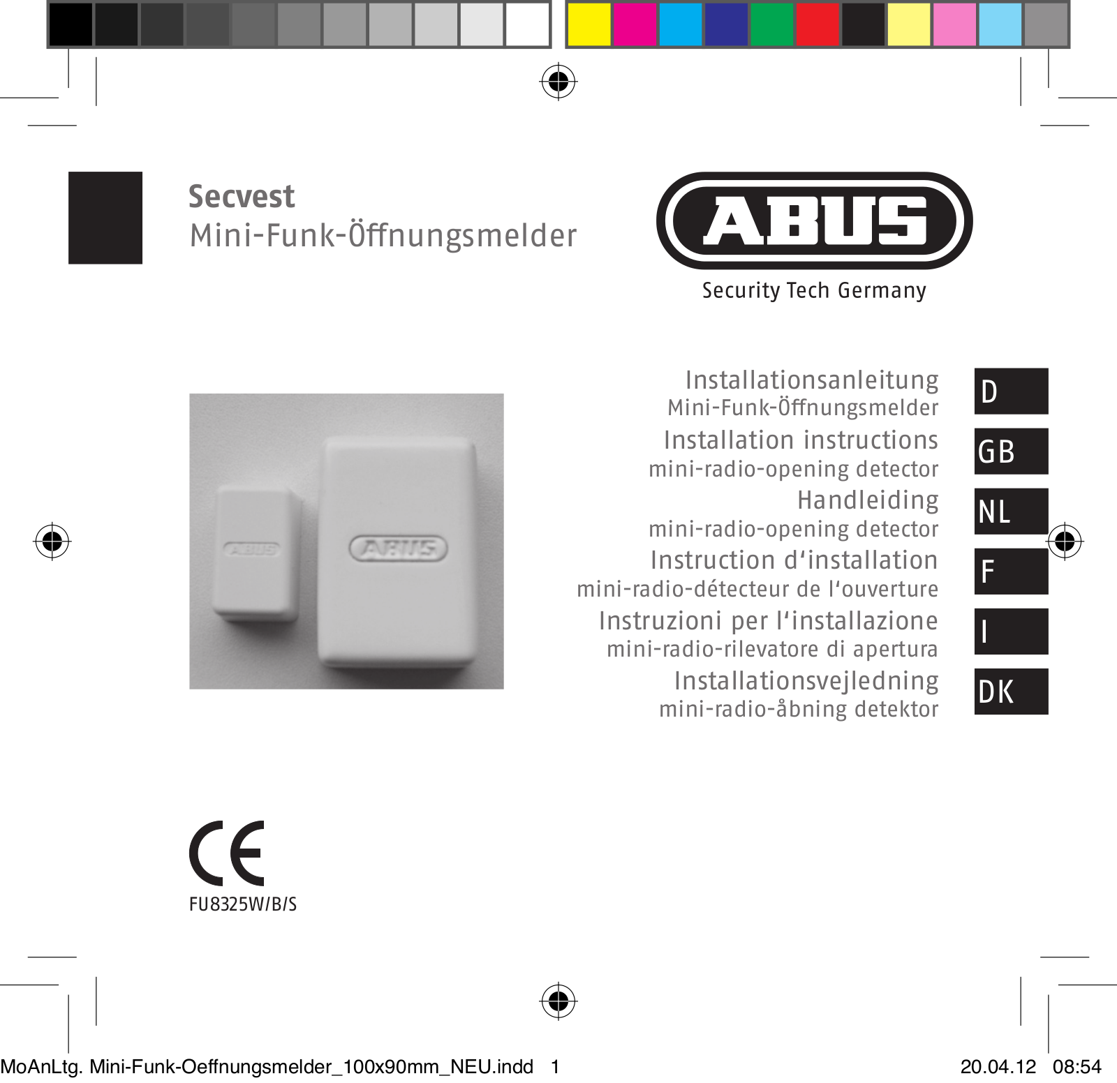 ABUS FUMK50020 User Manual