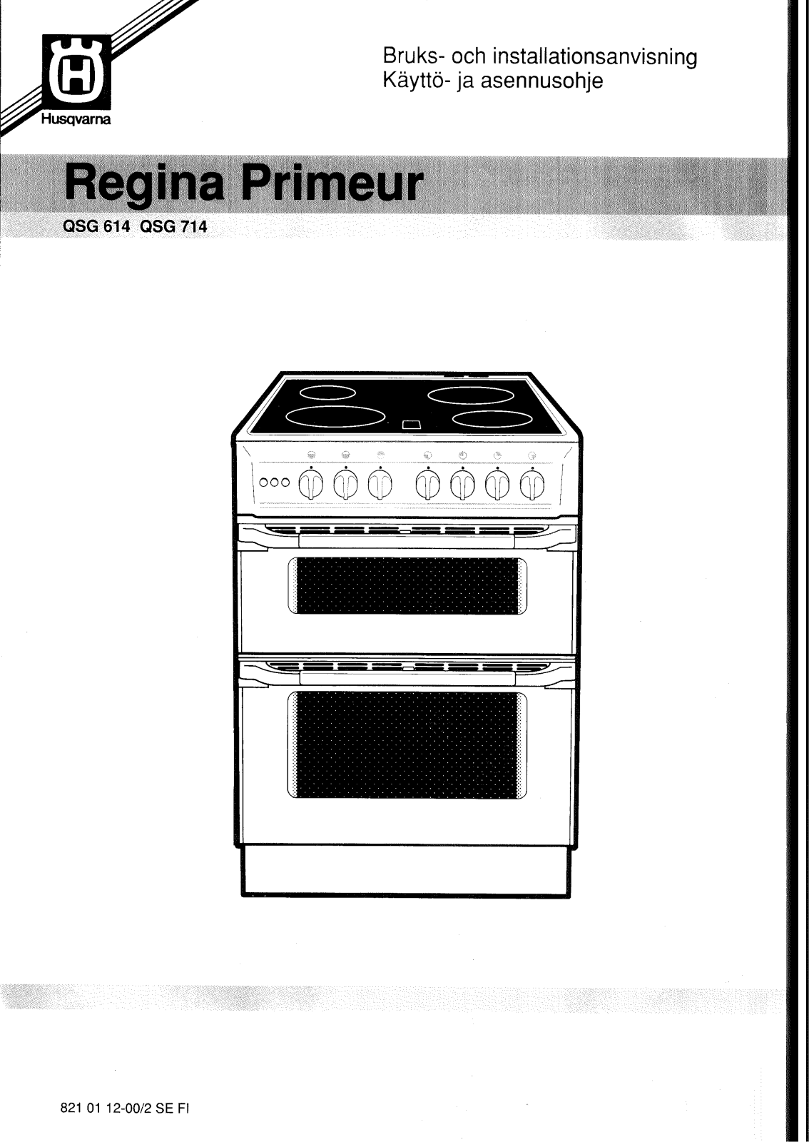 Husqvarna QSG614, QSP604 User Manual