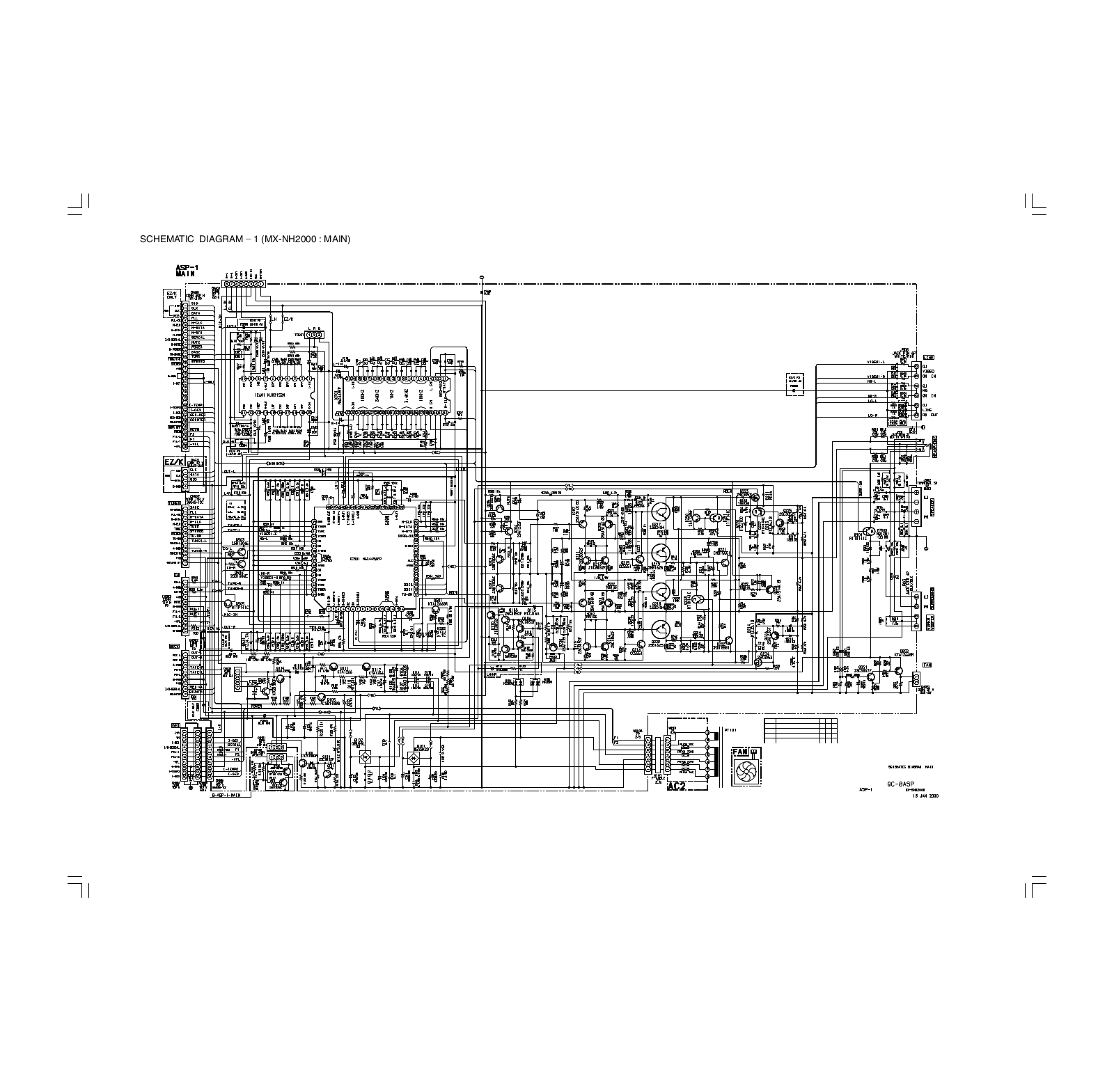 Aiwa XR-H2000 Schematic