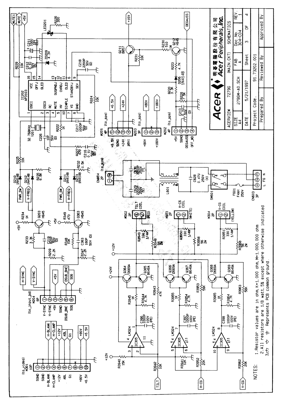 Acer 7279G, 79G Schematic