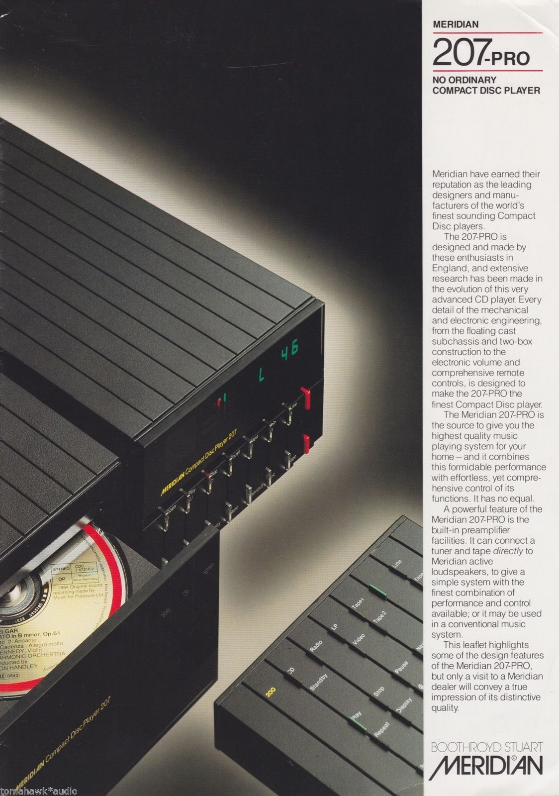 MERIDIAN AUDIO 207-PRO Technical user guide - ManualMachine.com