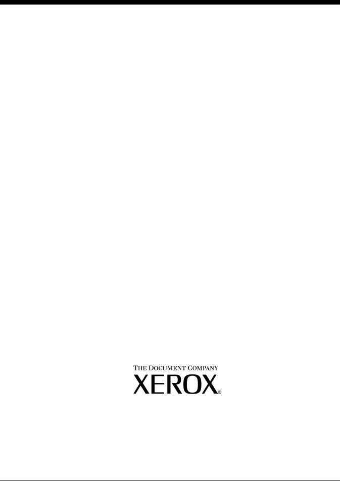 Xerox DocuColor 2060 User Manual