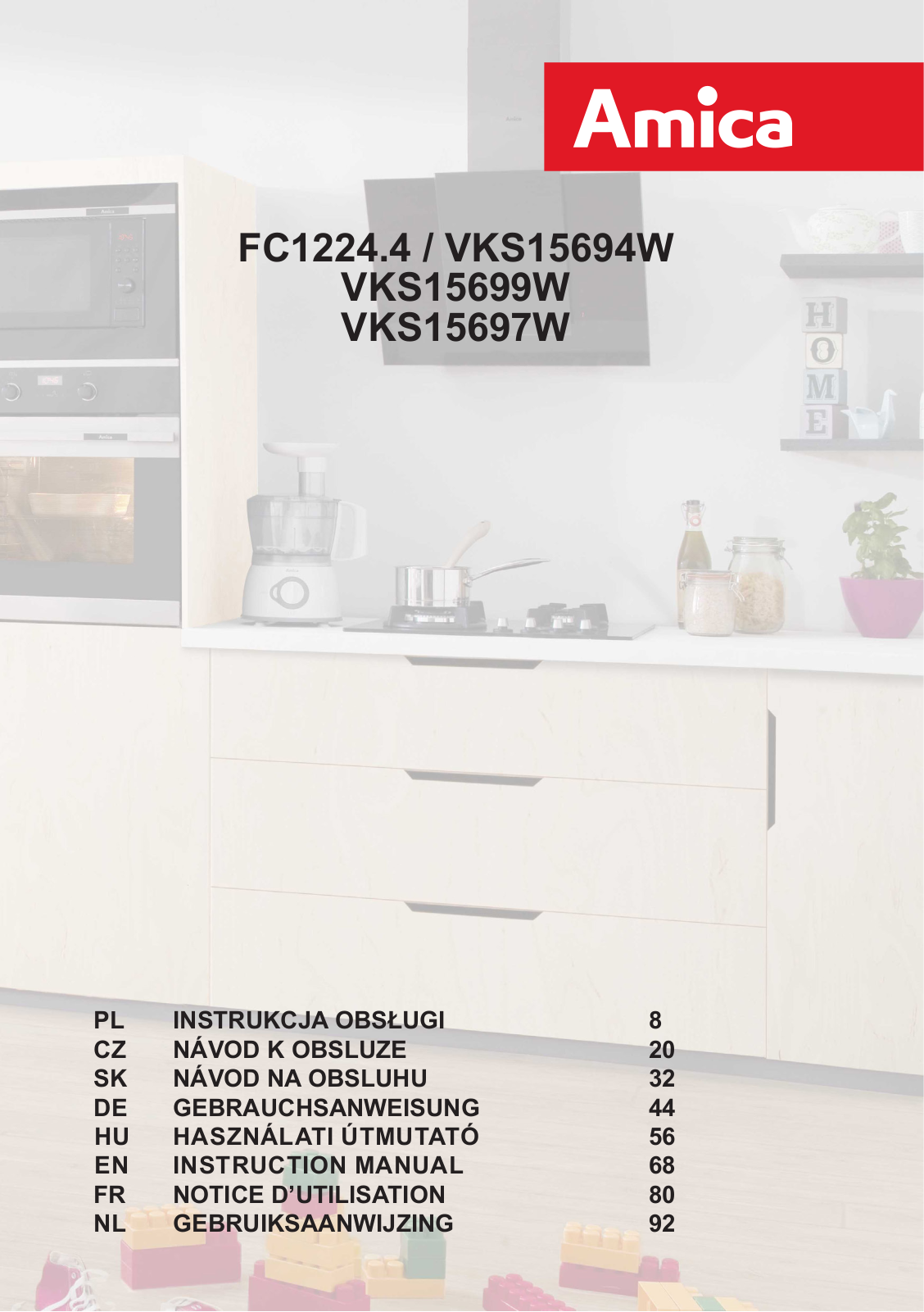 Amica FC1224.4 Operating Instructions