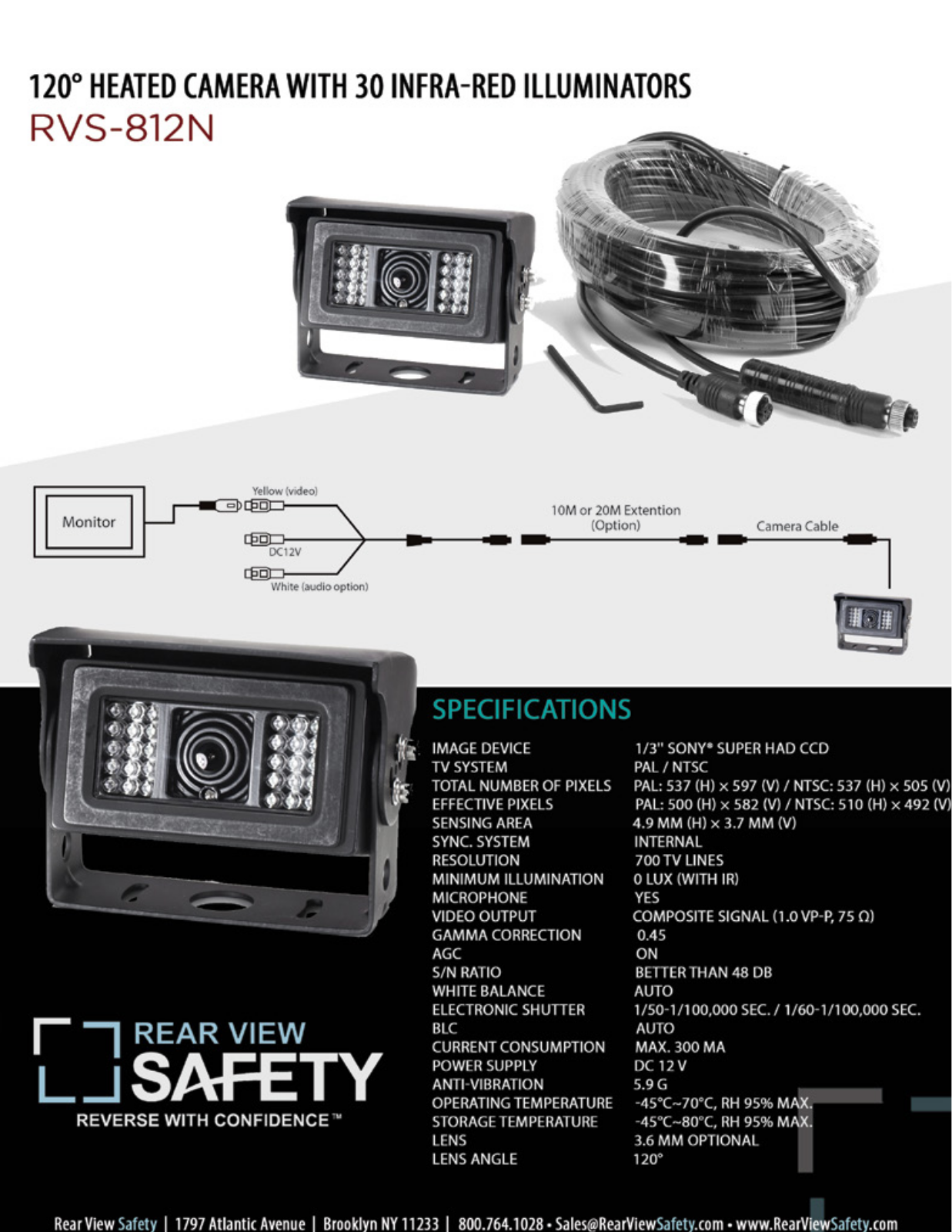 RVS Systems RVS-812N, RVS-812N-04, RVS-812N-NC, RVS-812613-NM Specsheet