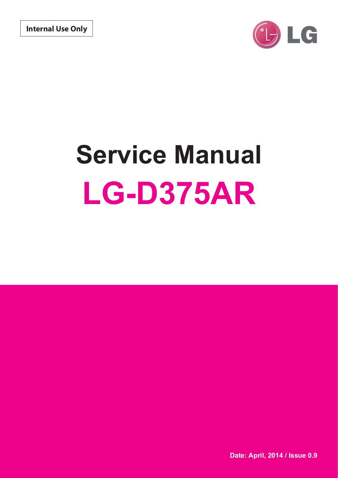 LG D375AR Service Manual