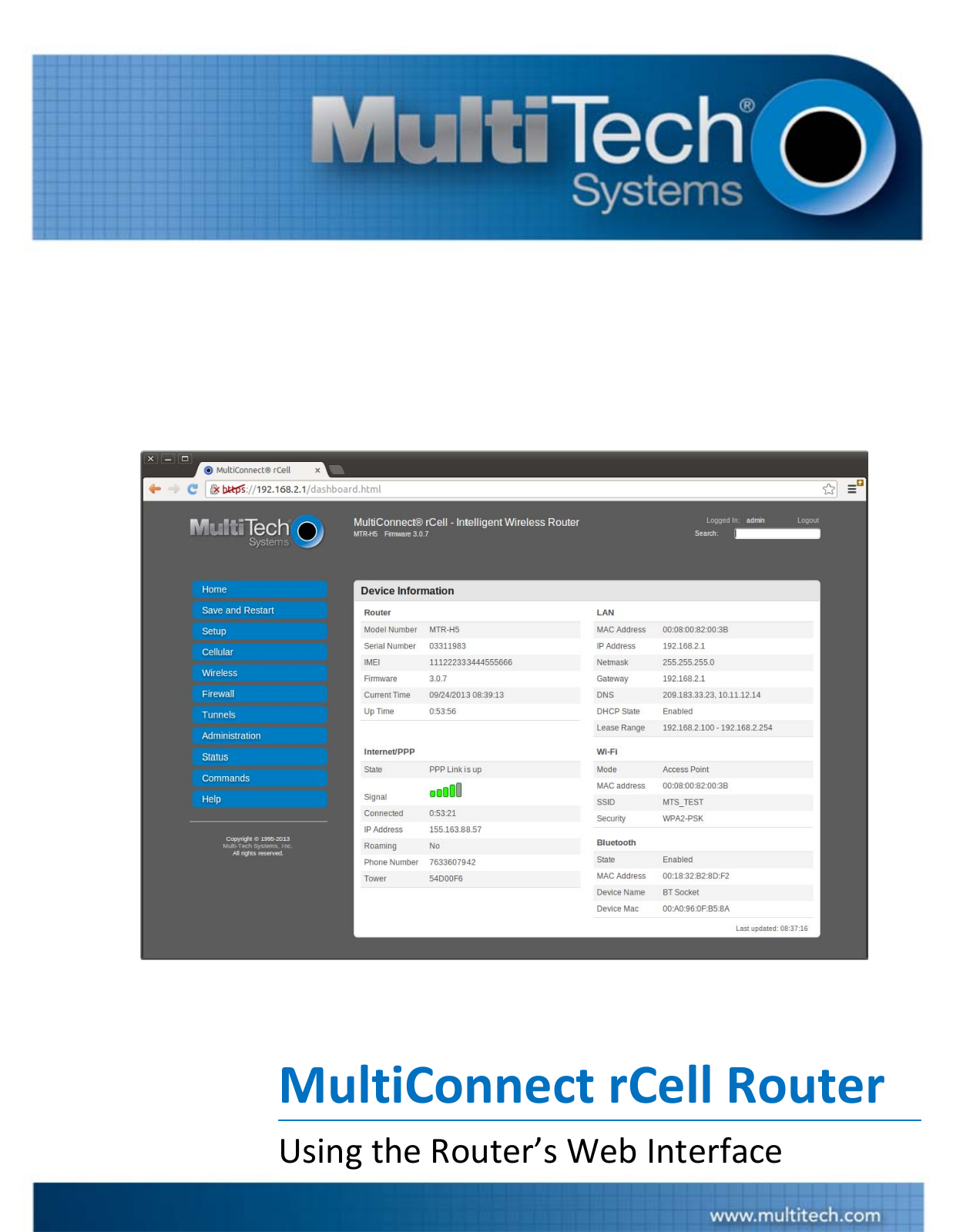 Multi-Tech Systems S000573A User Manual