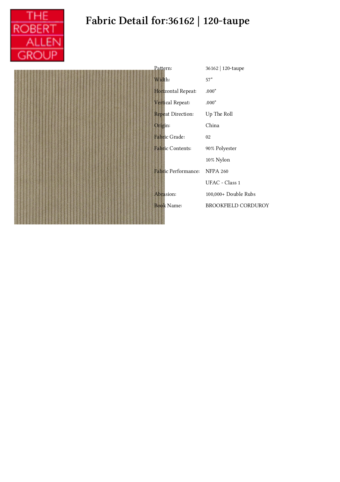 Duralee CRAL4434 Specifications - ManualMachine.com