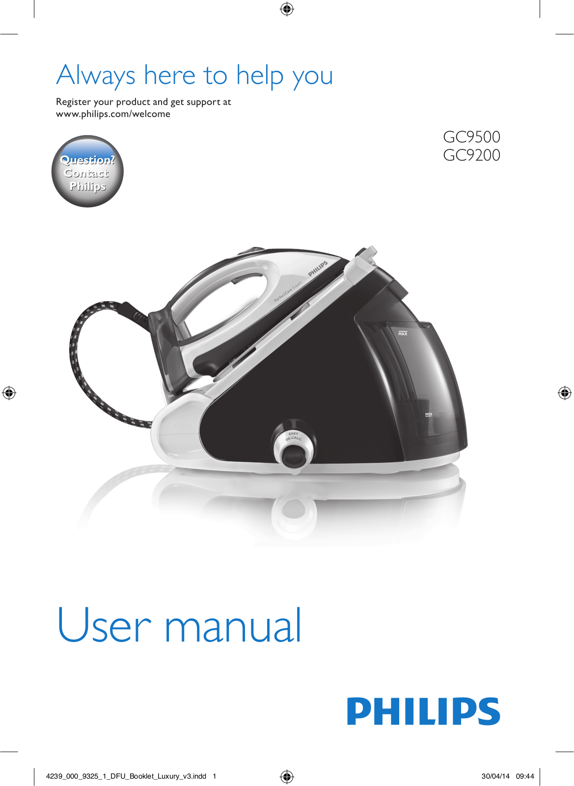 Philips GC9231 User Manual