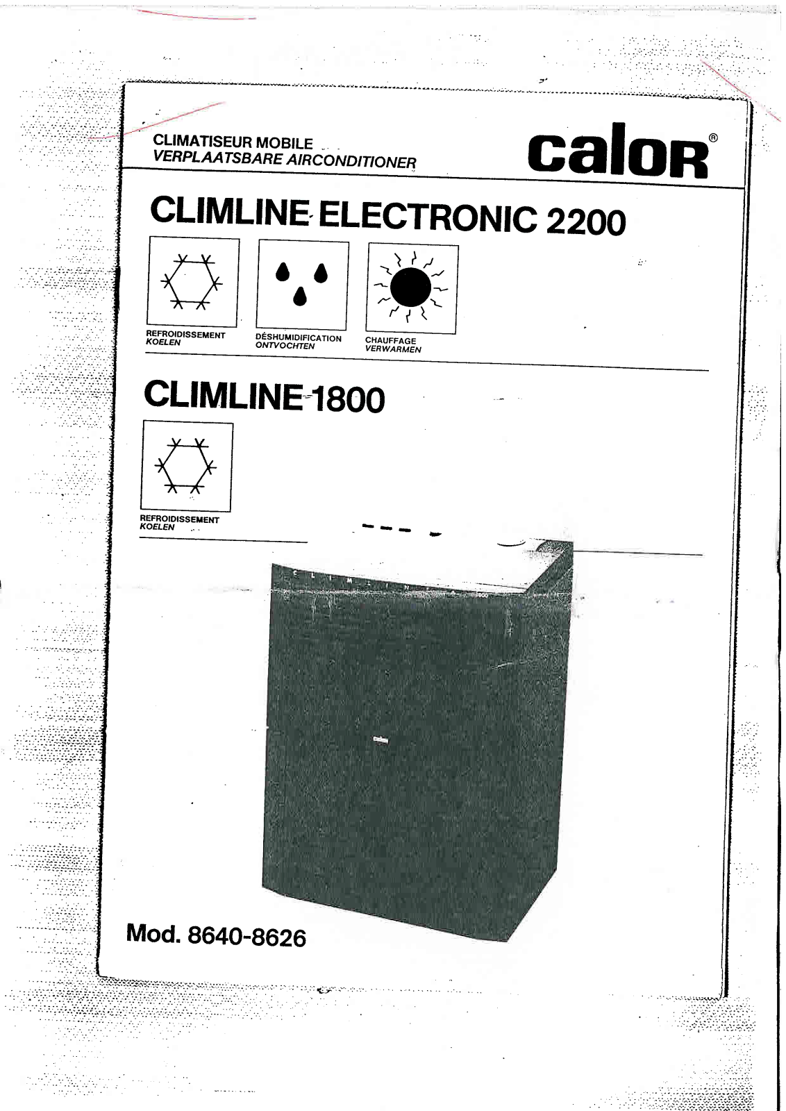 CALOR 8624 User Manual