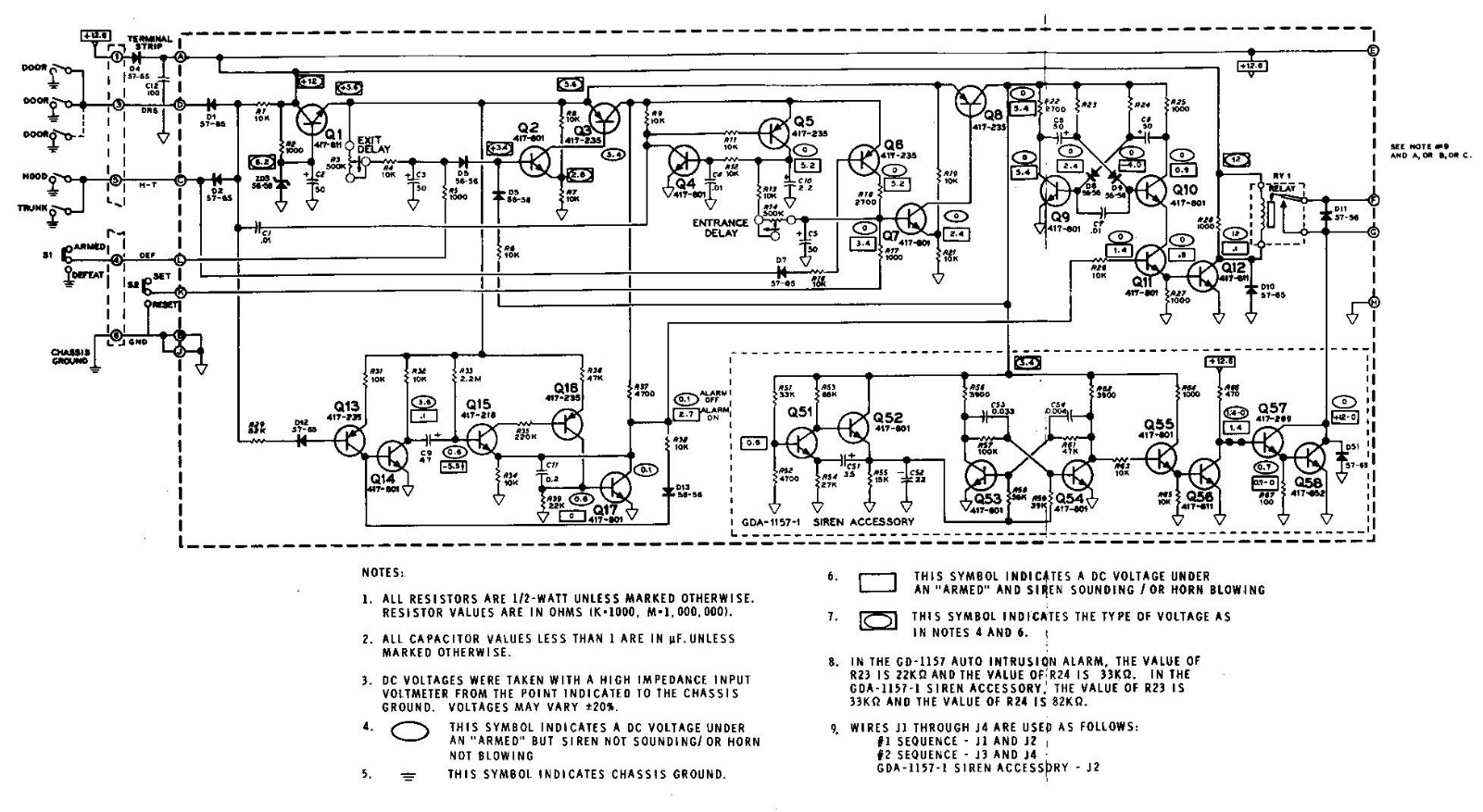 Heathkit GD-1157 Schematic