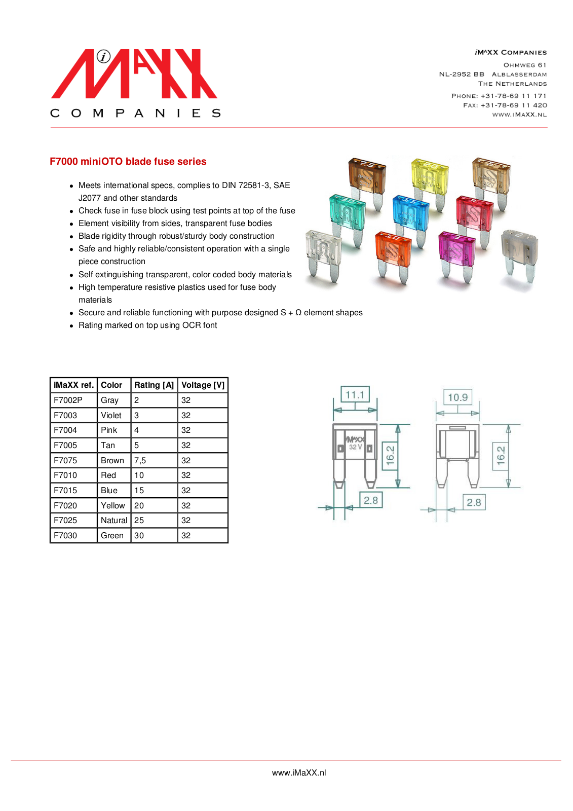 Datasheet MINIVAL series Specification - ManualMachine.com