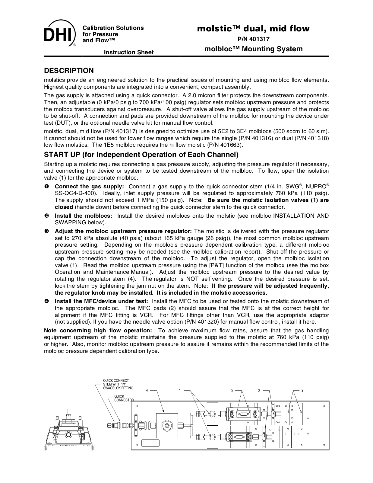 DHI MOLSTIC DUAL MID FLOW User Manual - ManualMachine.com