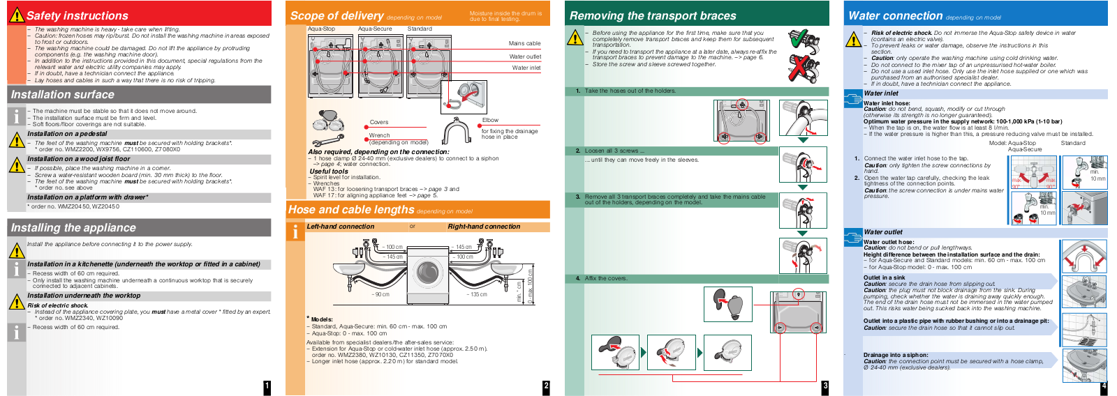 BOSCH WAE28468 User Manual