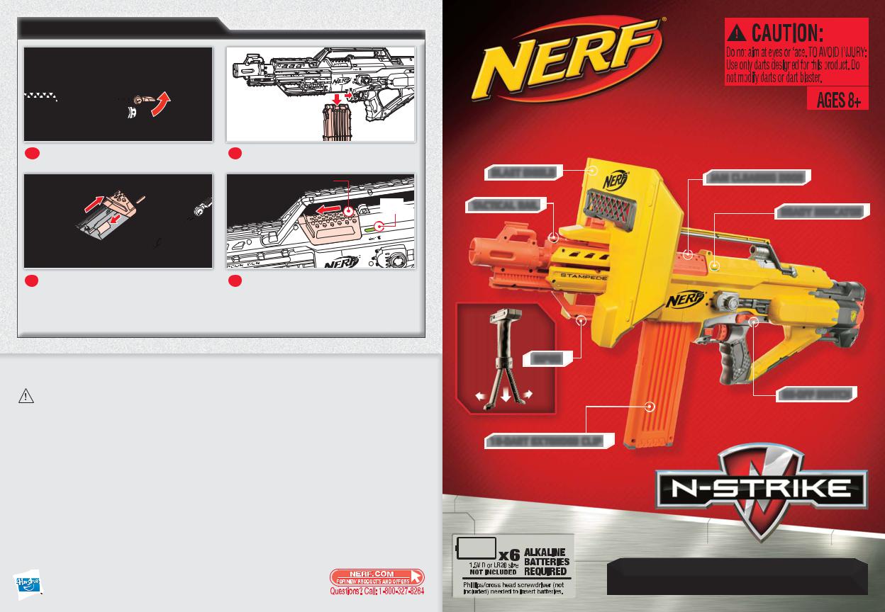 HASBRO Nerf N-Strike Stampede ECS Blaster User Manual