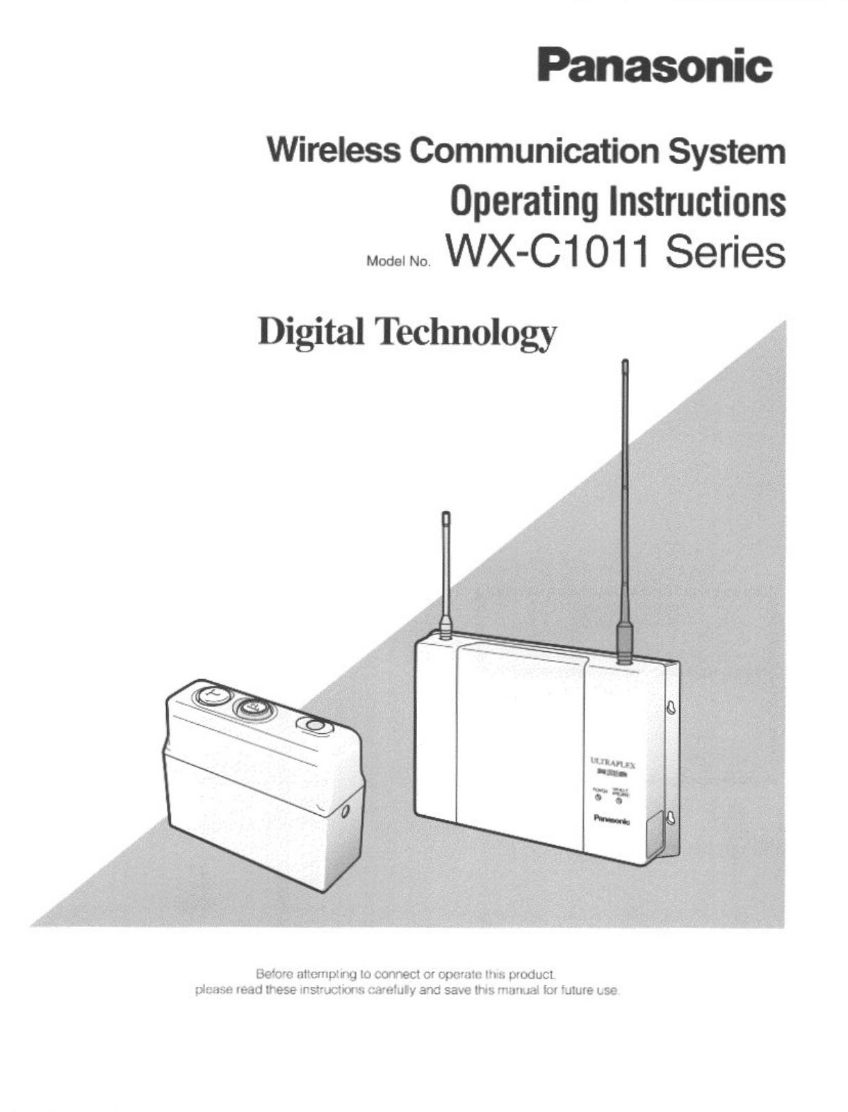 Panasonic WX-C1011P User Manual