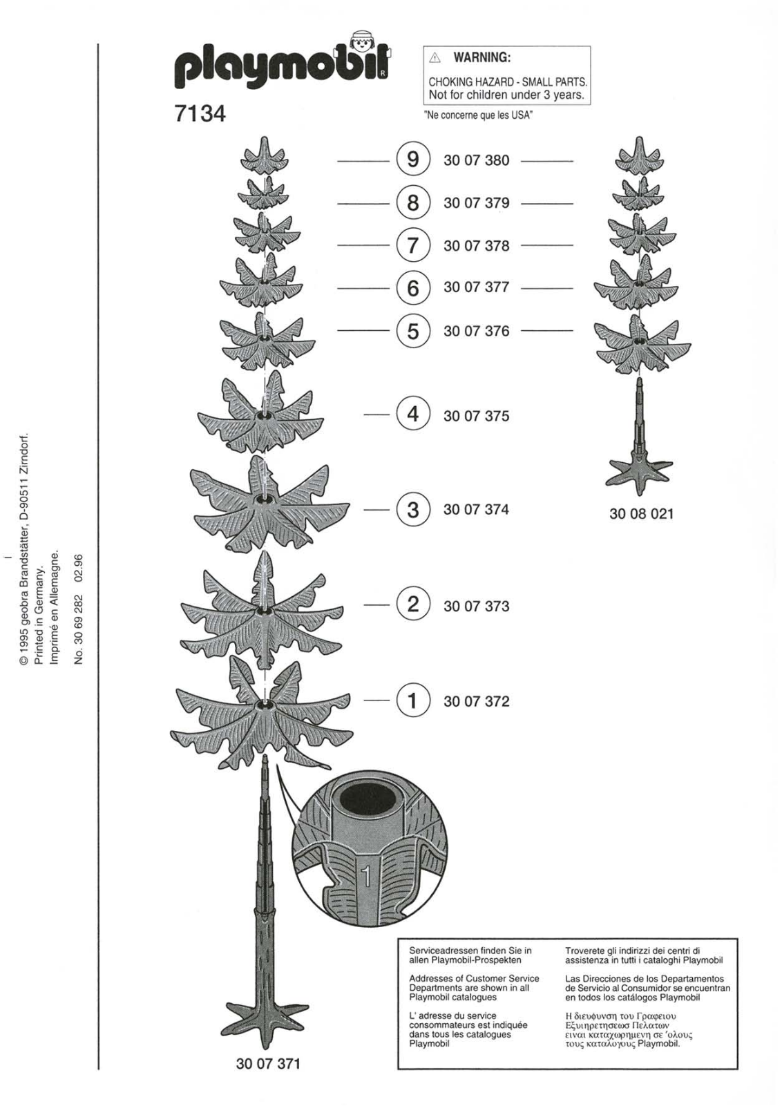 Playmobil 7134 Instructions